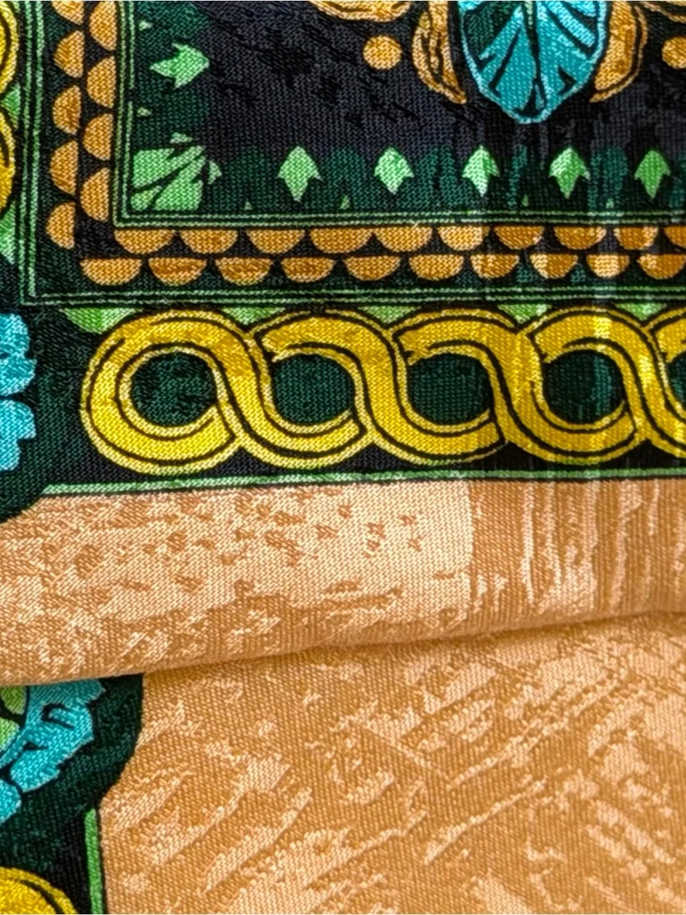 Rush Limbaugh Patchwork Melon Silk Tie